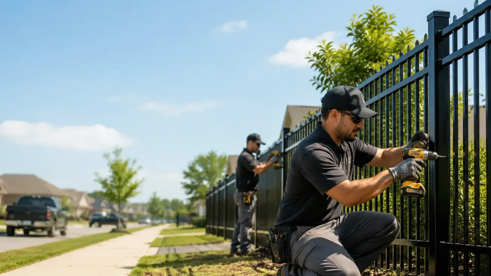 Metal Fence Installation in Douglassville, TX